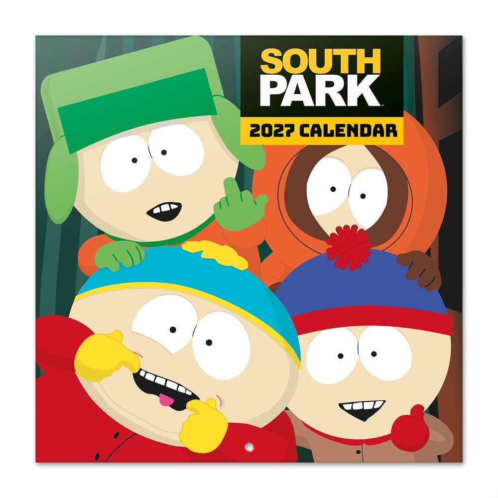 Grupo Erik South Park - 2027 30X30 Calendar - Multicolours